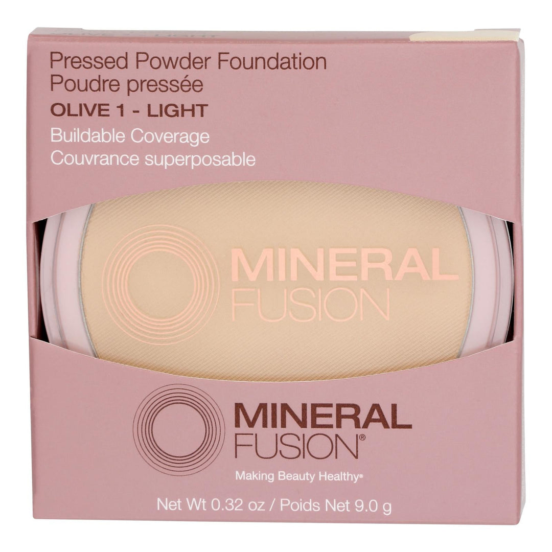 Mineral Fusion - Mkup Pressed Base Olive 1 - 1 Each - .32 Oz - Maras Green